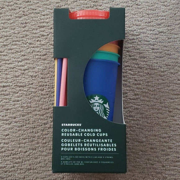 Starbucks Other - FINAL SET! 🌈🌈Starbucks color changing cups 2020